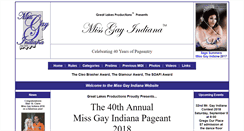 Desktop Screenshot of missgayindiana.com